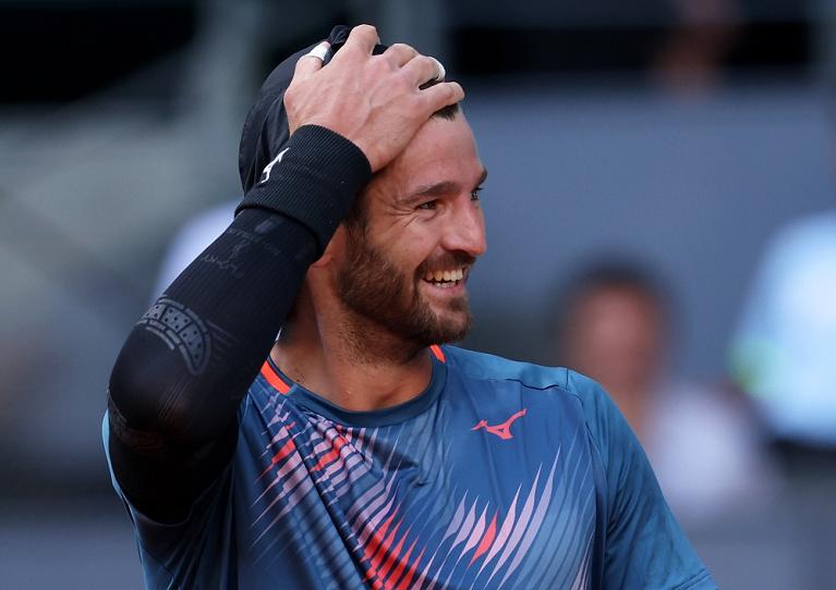 Tutta la gioia di Andrea Vavassori (foto Getty Images)