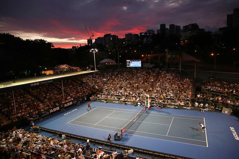 L'impianto che ospita l'ASB Classic a Auckland (Getty Images)