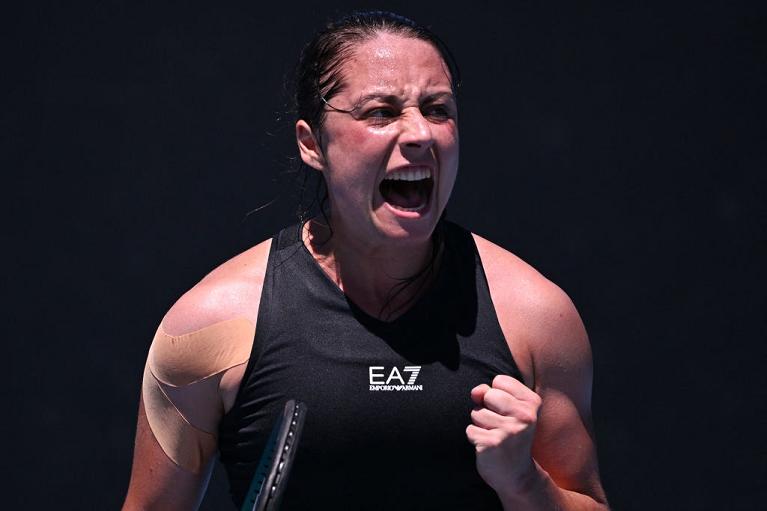 Australian Open, l'esultanza di Elisabetta Cocciaretto (Getty Images)