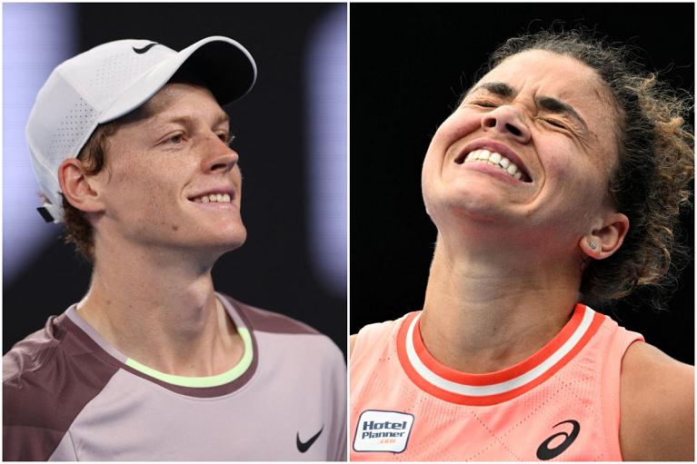 Australian Open, Jannik Sinner e Jasmine paolini (Getty Images)
