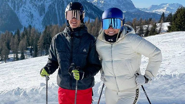 Jannik Sinner e Lindsay Vonn (Andrew Eichenholz)