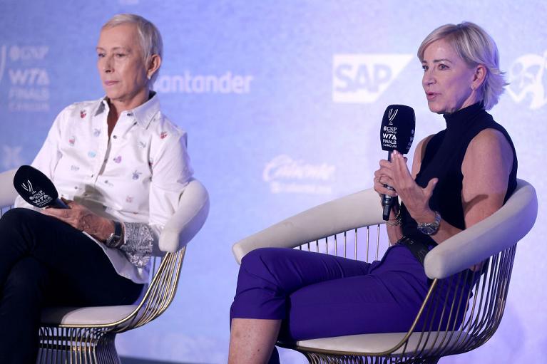 Martina Navratilova e Chris Evert (Getty Images)