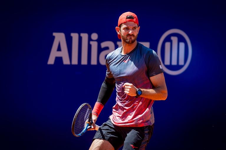 La grinta di Andrea Vavassori (foto Twitter Argentina Open)