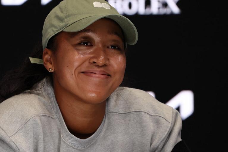 Naomi Osaka in conferenza stampa all'Australian Open (Getty Images)
