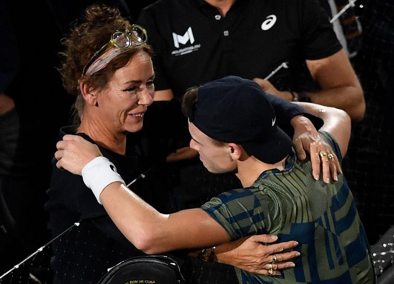Mamma Aneke e Holger Rune (Getty Images)