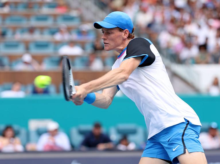 Jannik Sinner a Miami (Getty Images)