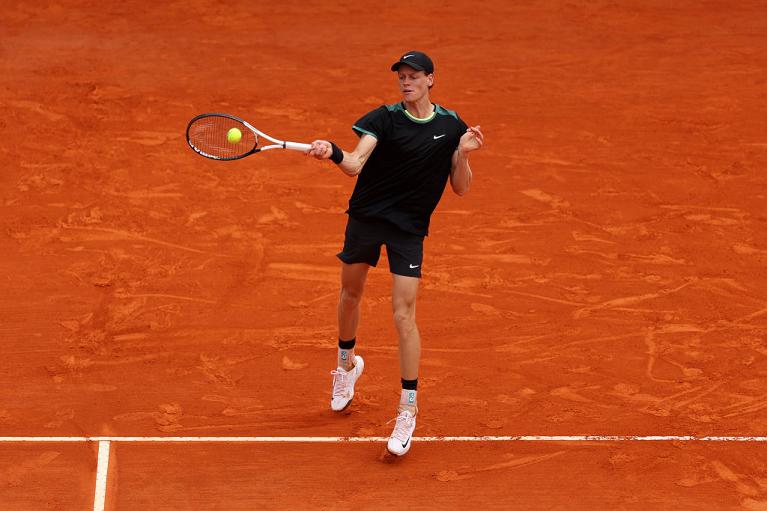 Il diritto di Jannik Sinner (foto Getty Images)