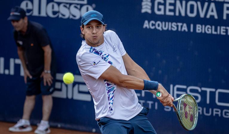 Luciano Darderi al Challenger di Perugia (Foto Daniele Combi/MEF Tennis Events)
