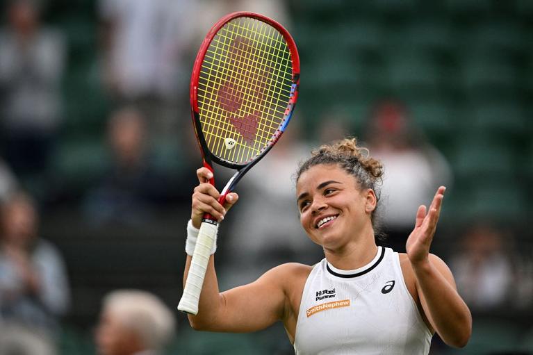 Tutta la gioia di Jasmine Paolini (foto Getty Images)