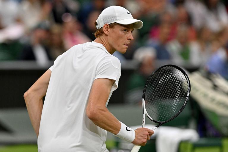 La grinta di Jannik Sinner (foto Getty Images)