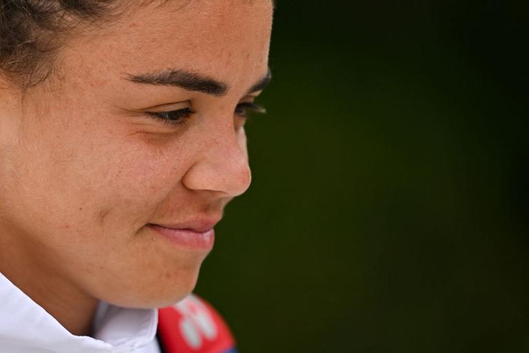 Primo piano di Jasmine Paolini a Wimbledon (Getty Images)