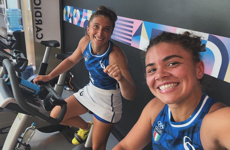 Sara Errani e Jasmine Paolini (foto Twitter Jasmine Paolini)