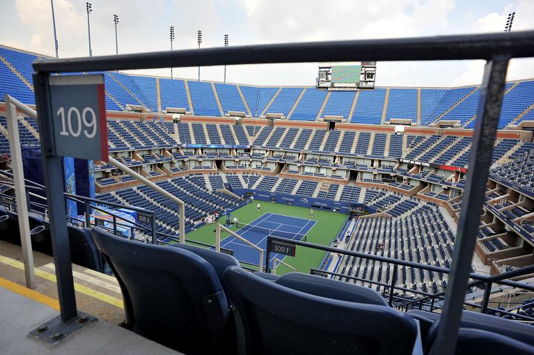 L'Arthur Ashe Stadium a Flushing Meadows, New York