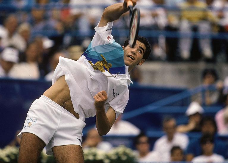 Pete Sampras allo US Open 1990 (Getty Images)