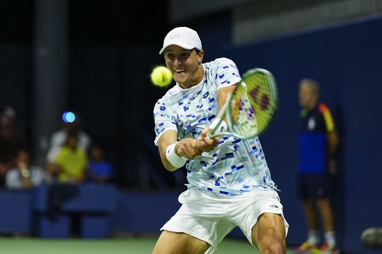 Luciano Darderi in azione (foto USTA)