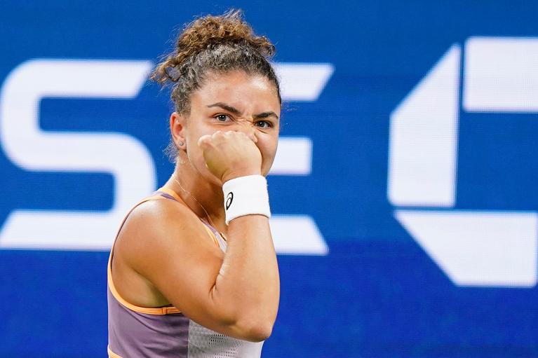 Jasmine Paolini esulta allo US Open (Foto USTA)