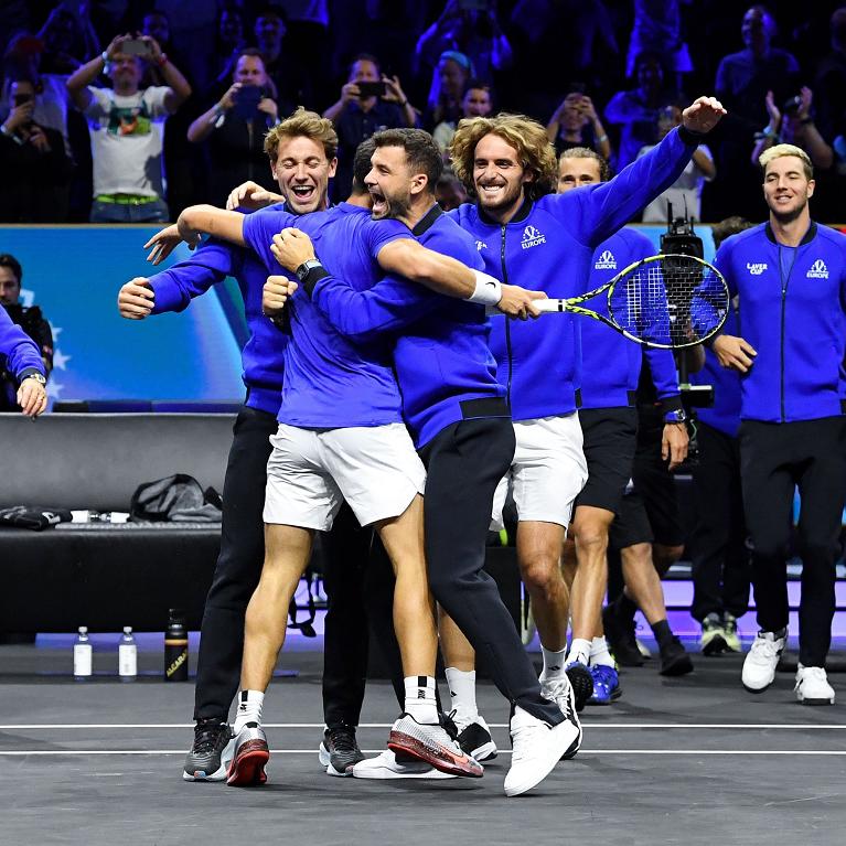 Il Team Europe vincitore della Laver Cup 2024 (foto X)