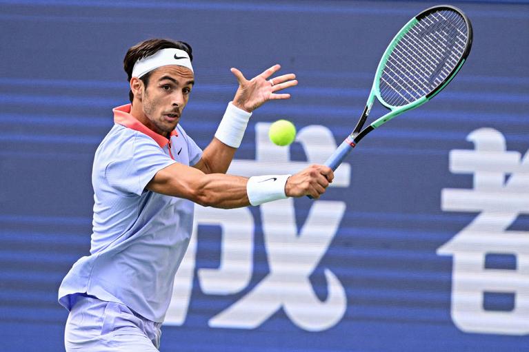 Lorenzo Musetti a Chengdu (Getty Images)