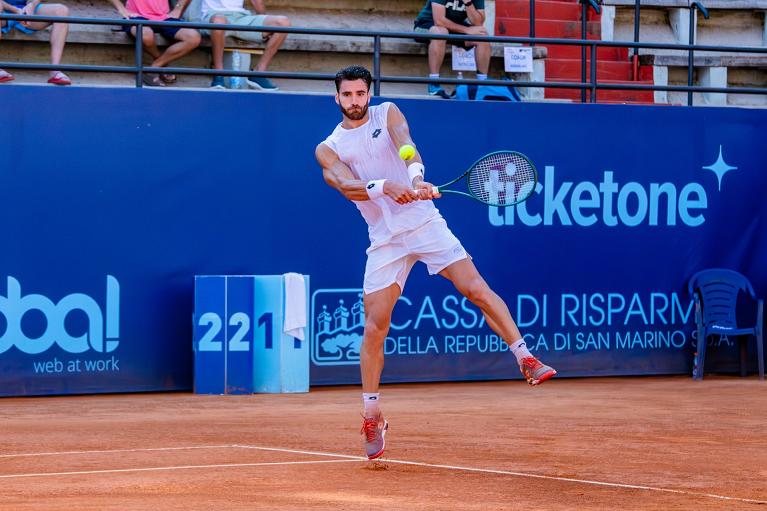 Andrea Pellegrino in azione (foto San Marino Open)