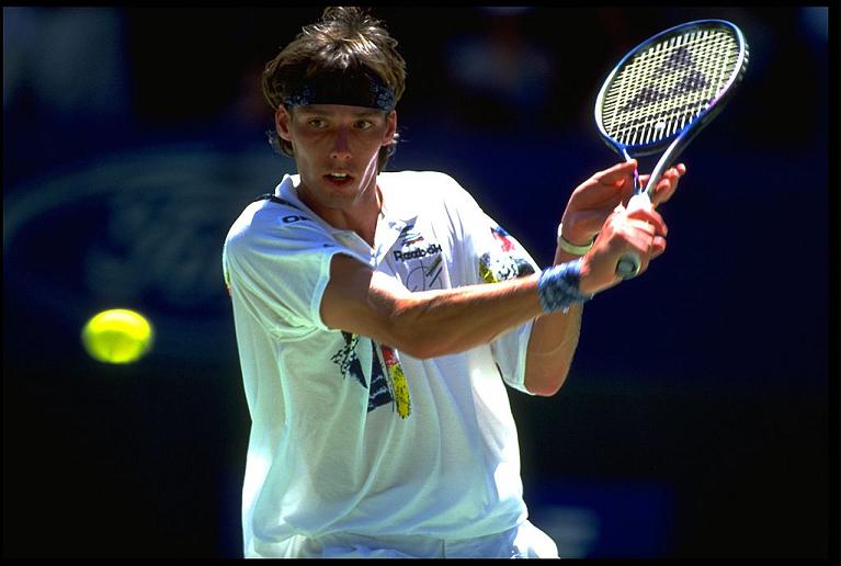 Michael Stich in azione (Getty Images)