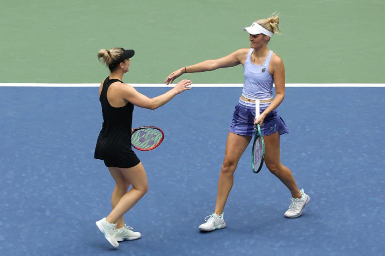 Erin Routliffe e Gabriela Dabrowski (Getty Images)