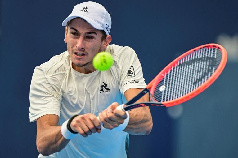 Matteo Arnaldi in azione (foto Getty Images)