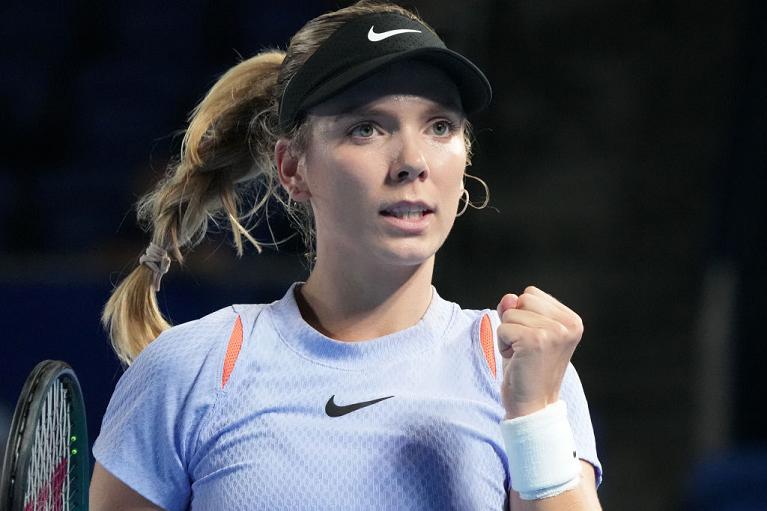 L'esultanza di Katie Boulter (Getty Images)
