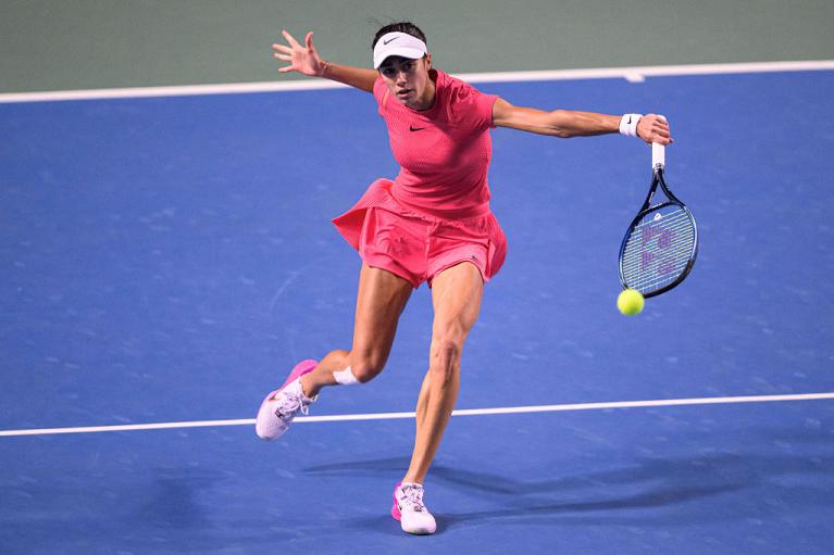 Olga Danilovic in azione (foto Getty Images)