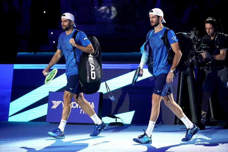 Simone Bolelli e Andrea Vavassori alle Nitto ATP Finals (foto Sposito/FITP)