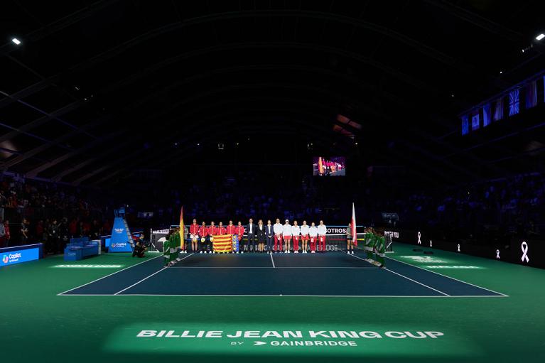 Spagna e Polonia al via del loro tie (Getty)