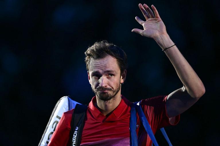 Daniil Medvedev saluta le Nitto ATP Finals: è già motivato a preparare al meglio la stagione 2025 (Foto Getty Images)