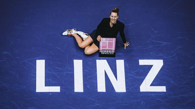 Alison Riske, vincitrice del titolo a Linz (foto Getty Images)