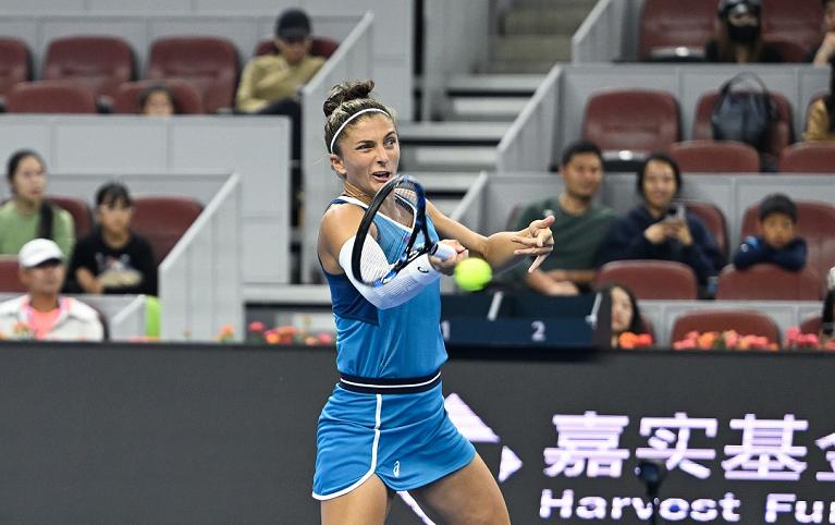 Sara Errani in azione (foto Getty Images)