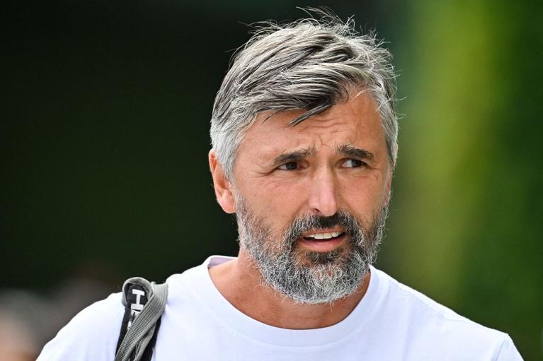 Un primo piano di Goran Ivanisevic (foto Getty Images)