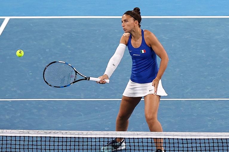 Sara Errani in azione (foto Getty Images)