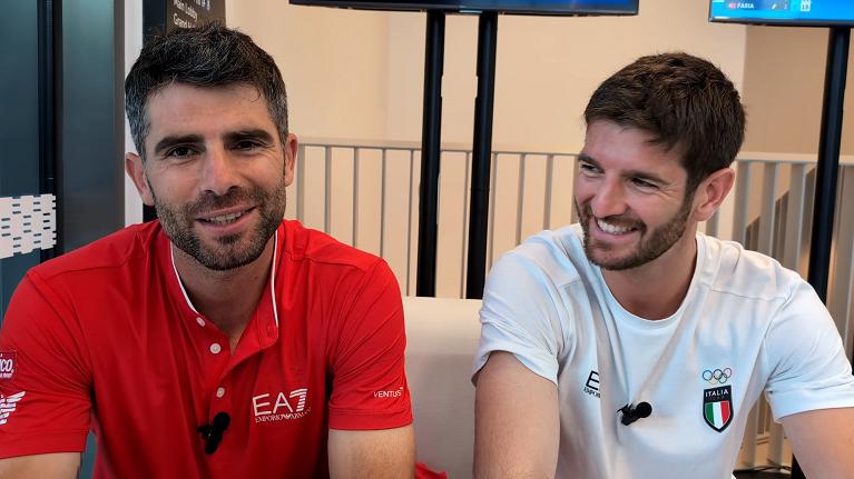 Simone Bolelli e Andrea Vavassori (Fotogramma da video SuperTennis)