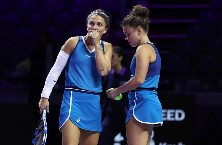 Jasmine Paolini e Sara Errani (Getty Images)