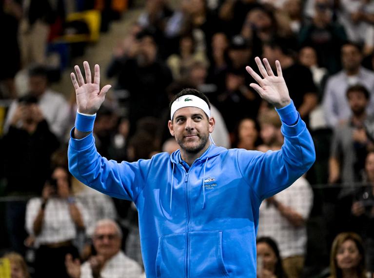 Del Potro saluta il pubblico (Getty Images)