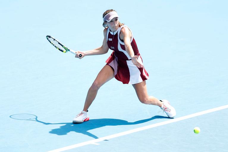 Lucia Bronzetti in azione (Getty Images)