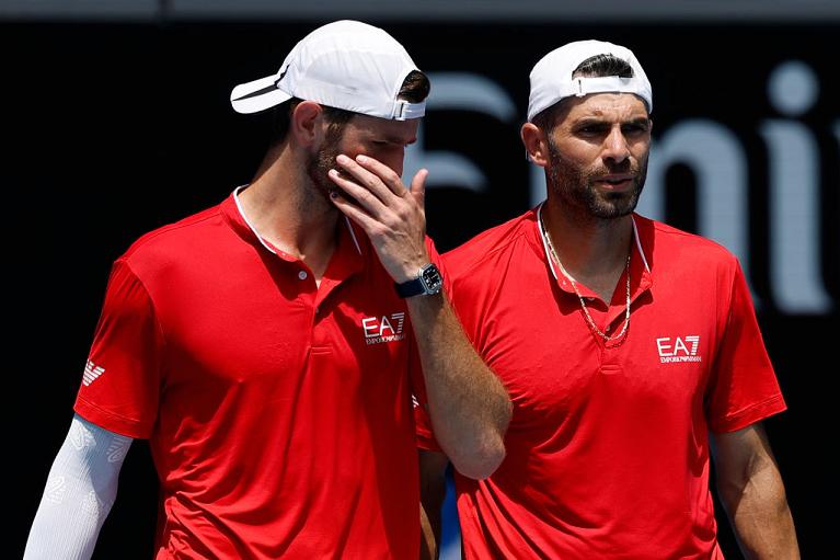 Andrea Vavassori e Simone Bolelli (Getty)