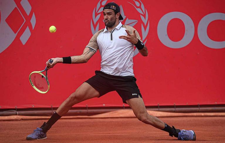 Il micidiale diritto di Matteo Berrettini (foto ATP web site)