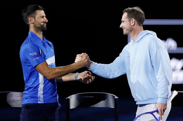 Djokovic insieme a Murray, da poco suo coach (Getty Images)