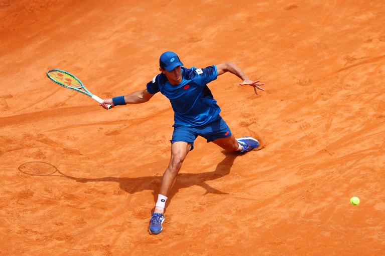 Luciano Darderi in azione (Getty Images)