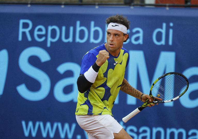 La grinta di Marco Cechinato (foto San Marino Open)