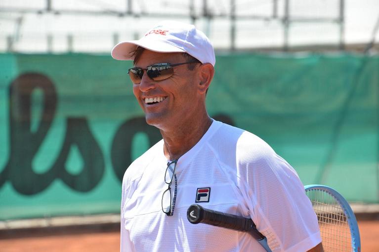 Massimo Sartori , 53 anni, storico coach di Andreas Seppi
