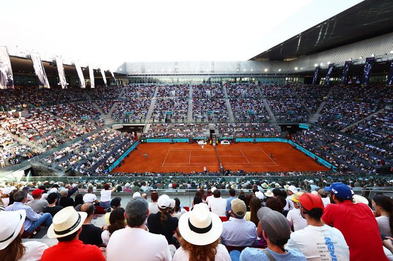 Il Centrale della Caja Magica di Madrid (foto Getty Images)