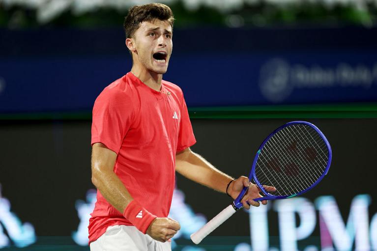 La grinta di Luca Nardi (Getty Images)