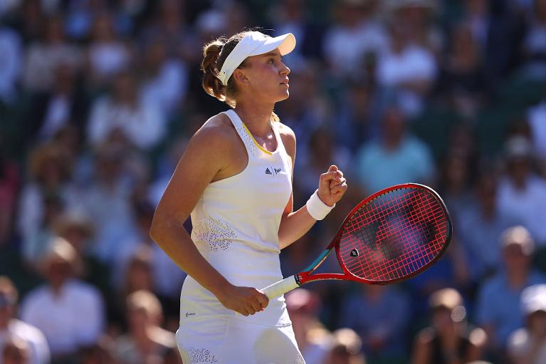 La grinta di Elena Rybakina (foto Getty Images)
