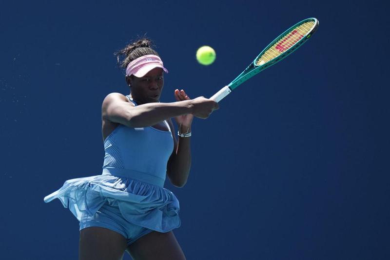 Victoria Mboko in azione (foto Getty Images)