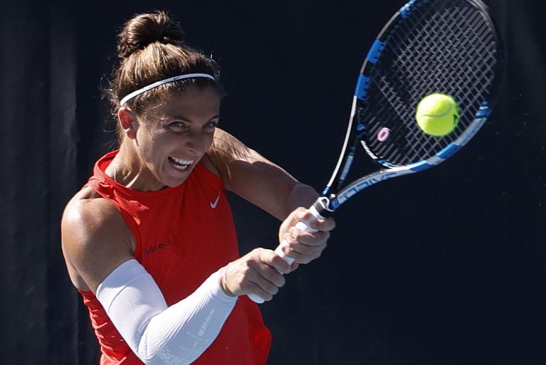 Sara Errani in azione (foto Getty Images)